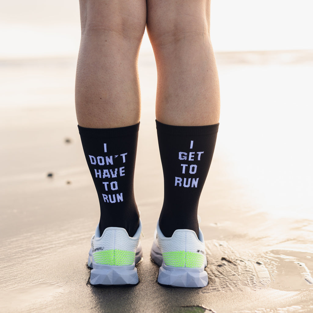 Gratitude for running - Black