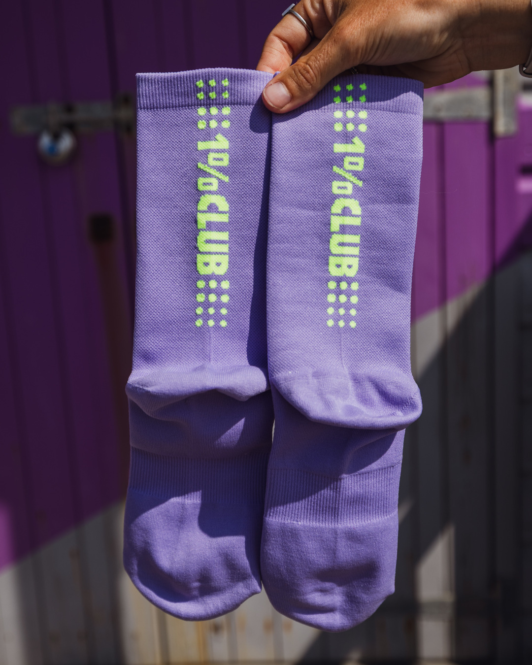 1% Club Marathon Socks - Purple