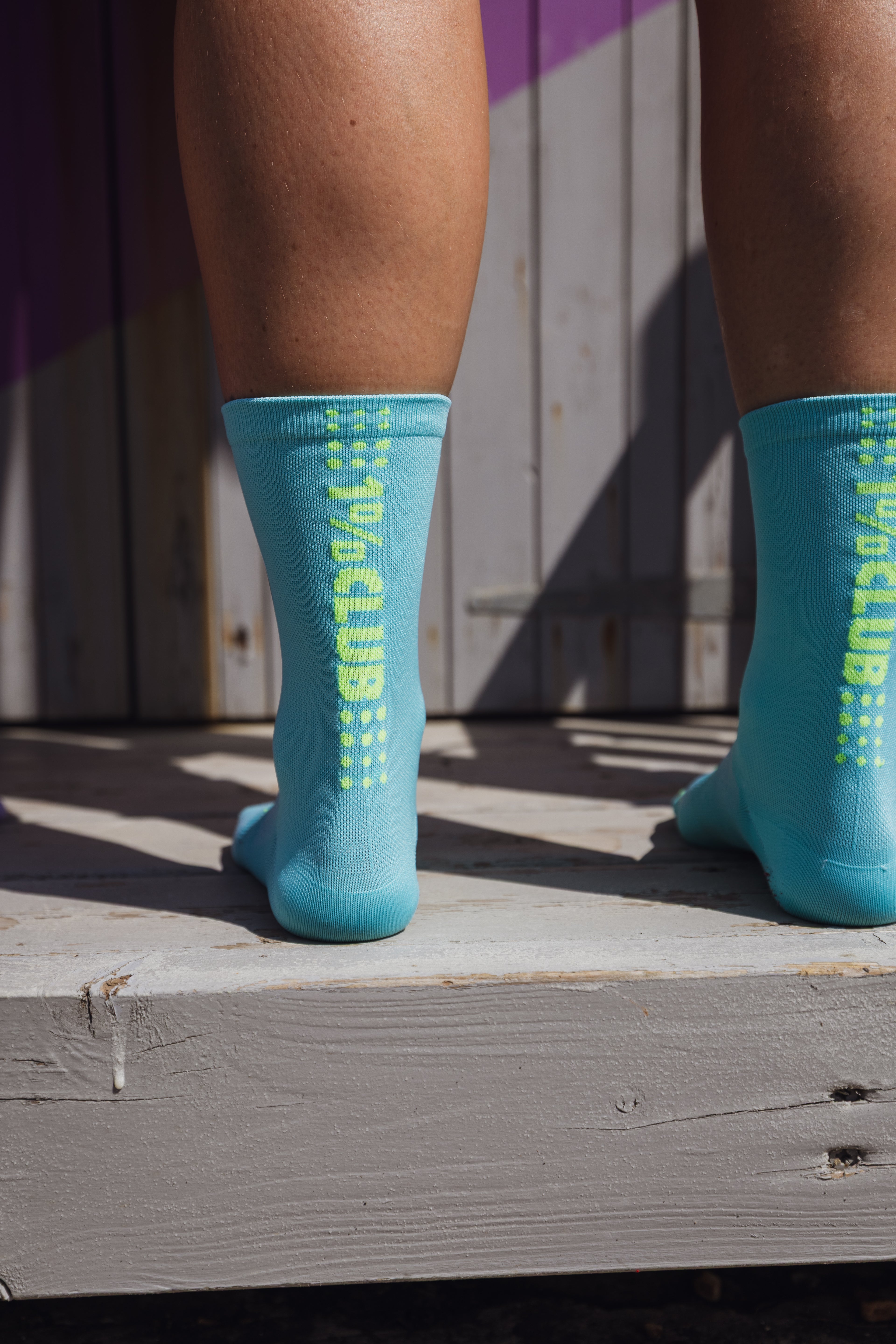 1% Club Marathon Socks - Blue