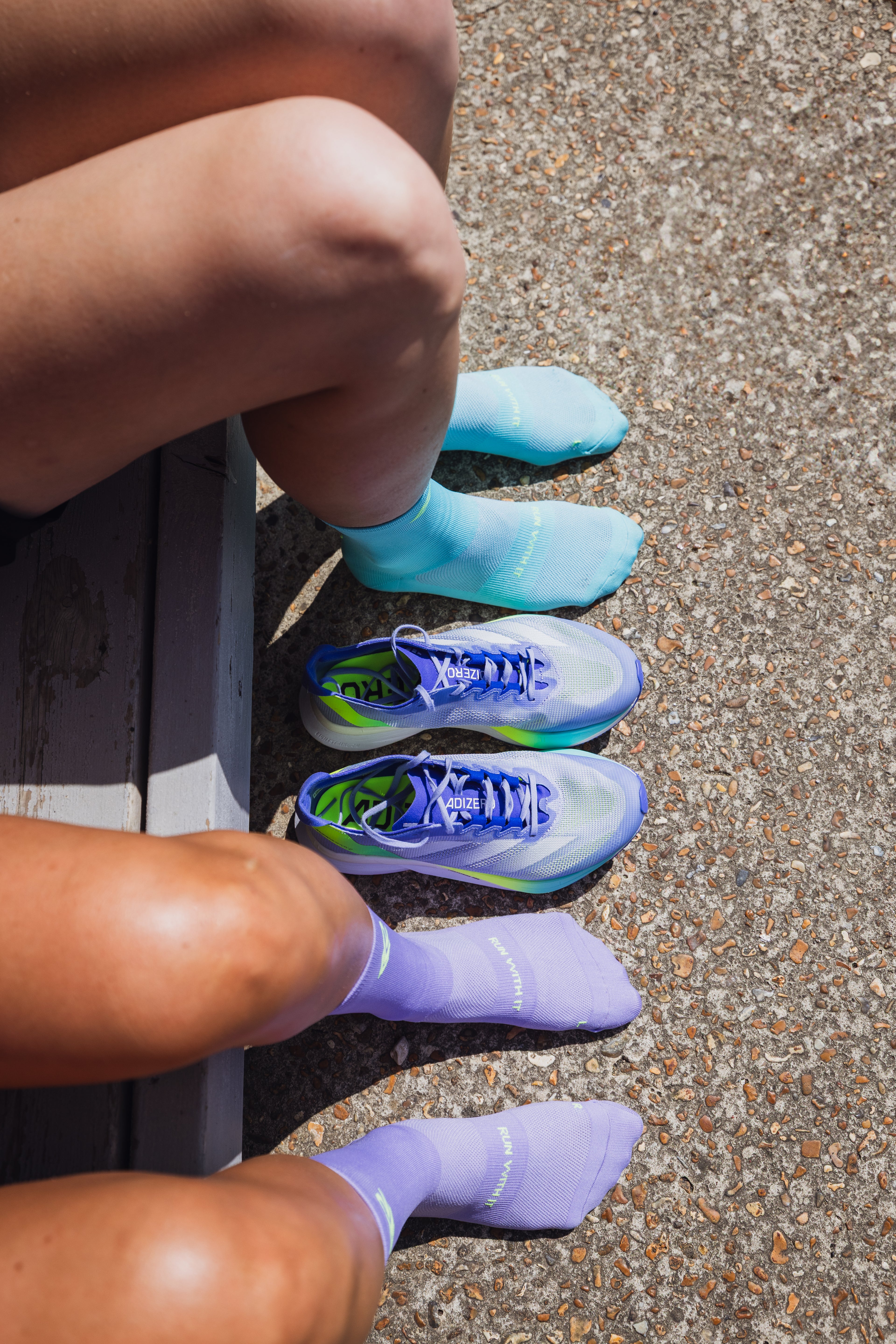 1% Club Marathon Socks - Blue
