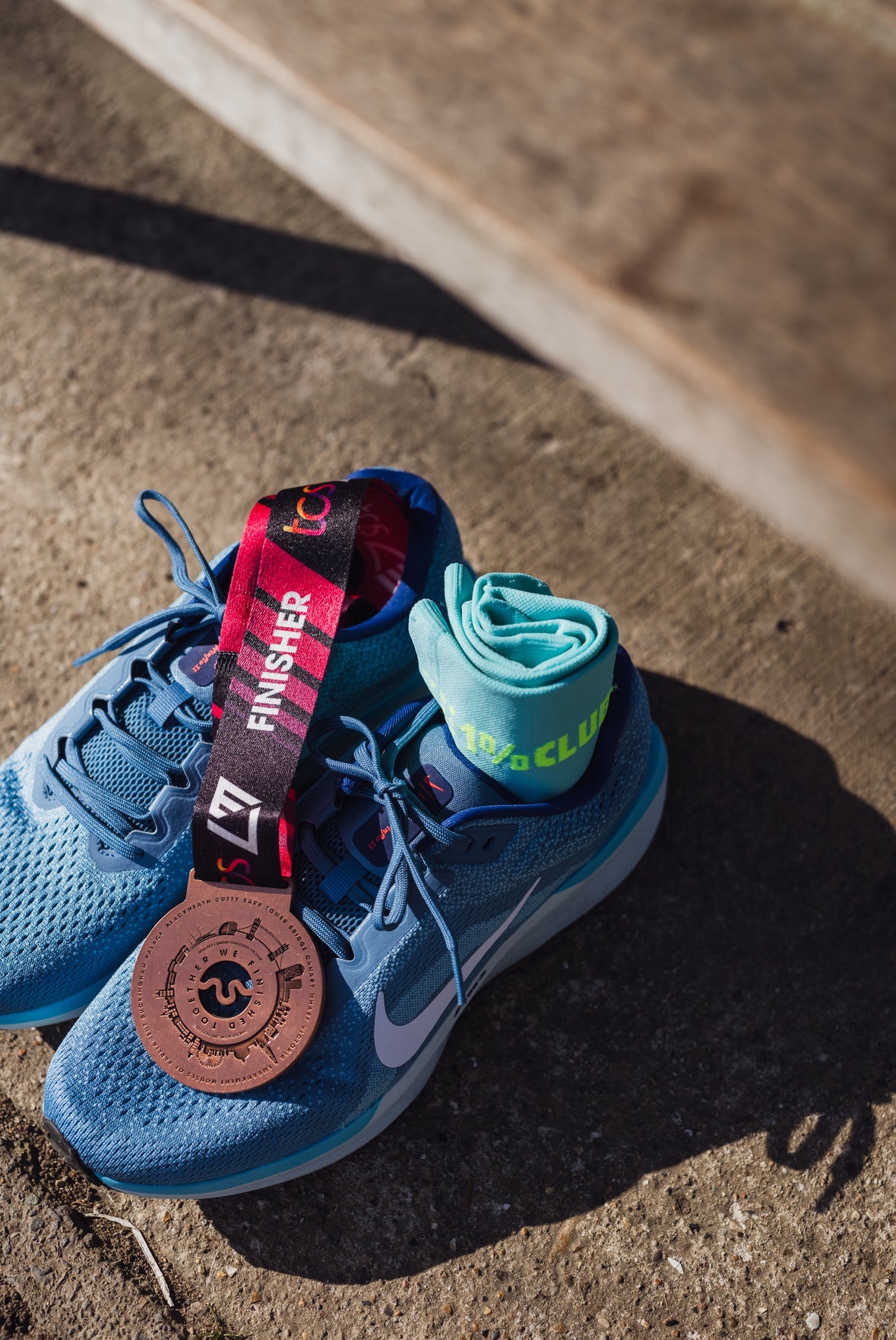1% Club Marathon Socks - Blue